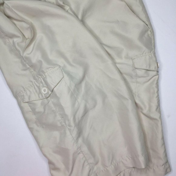 Fieldgear Pants - Fieldgear Women's Shorts Beige Button Zipper 12